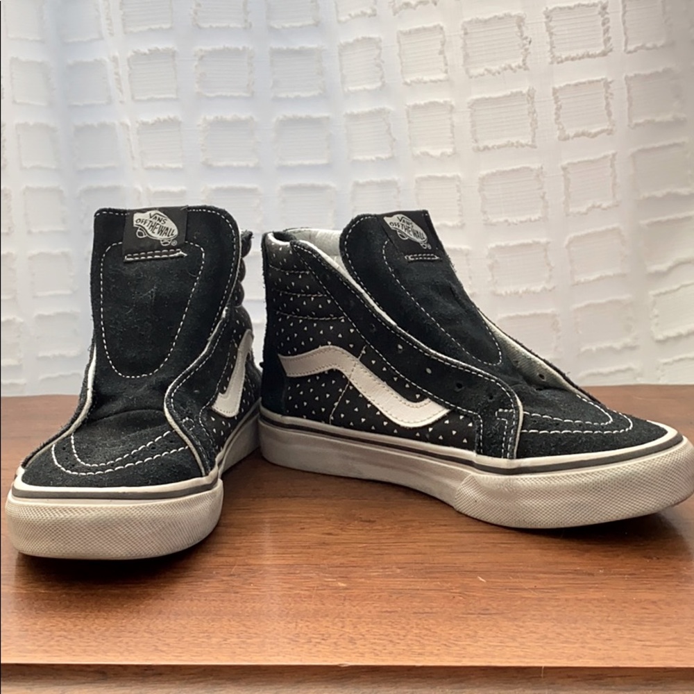 Kids Vans,  US size 3.0 black and white